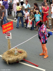 2009 – Ein blindes Huhn…