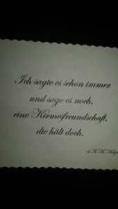 Ein wahres Wort